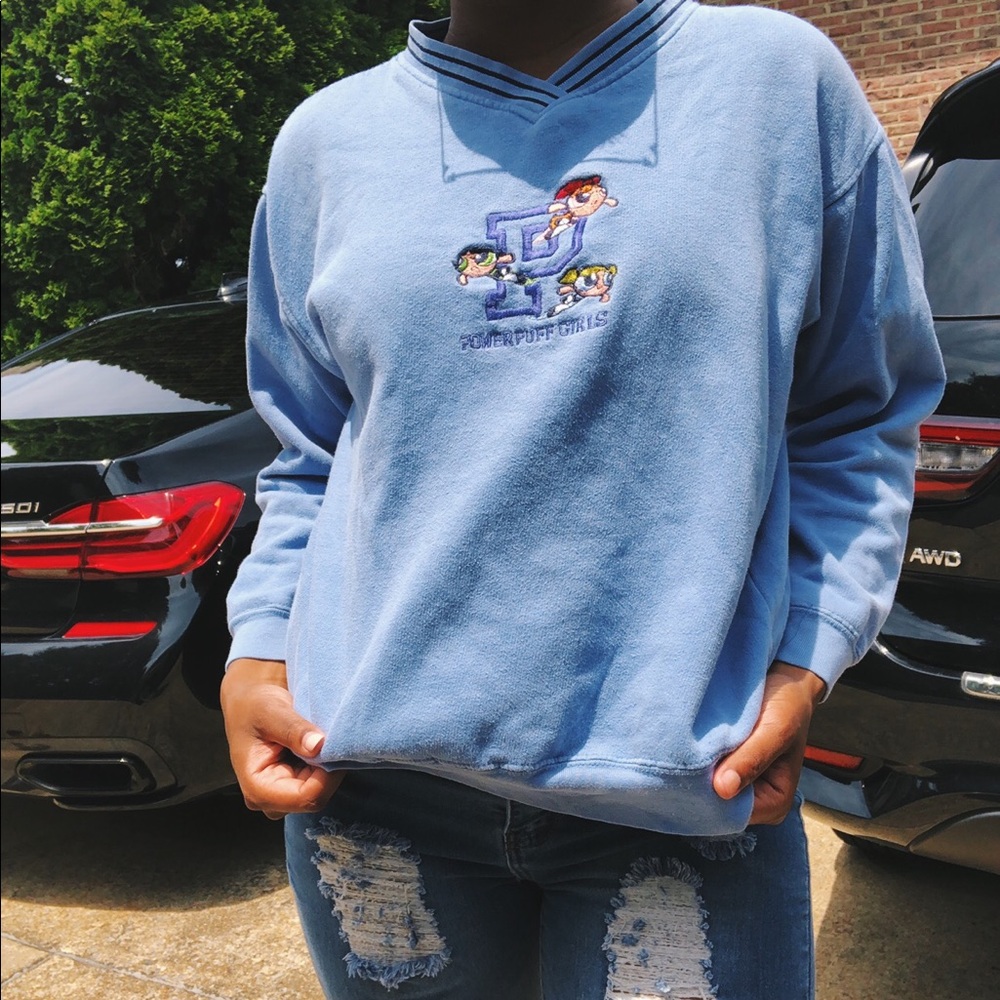 💙💗💚VINTAGE POWERPUFF GIRL SWEATER💚💗💙